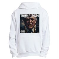 Donald Trump Album Cover Ultra Maga Trump Revenge 2024 Urban Pullover Hoodie