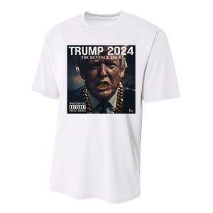 Donald Trump Album Cover Ultra Maga Trump Revenge 2024 Performance Sprint T-Shirt