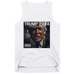 Donald Trump Album Cover Ultra Maga Trump Revenge 2024 Tank Top