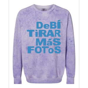 Debi Tirar Album Mas Fotos Dtmf For Music Lover Fans Colorblast Crewneck Sweatshirt