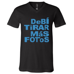 Debi Tirar Album Mas Fotos Dtmf For Music Lover Fans V-Neck T-Shirt