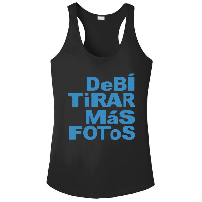 Debi Tirar Album Mas Fotos Dtmf For Music Lover Fans Ladies PosiCharge Competitor Racerback Tank