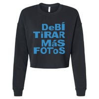 Debi Tirar Album Mas Fotos Dtmf For Music Lover Fans Cropped Pullover Crew