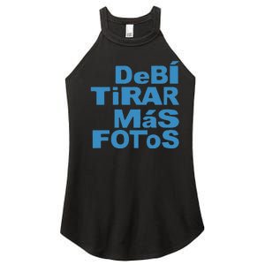 Debi Tirar Album Mas Fotos Dtmf For Music Lover Fans Women's Perfect Tri Rocker Tank