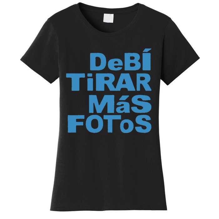 Debi Tirar Album Mas Fotos Dtmf For Music Lover Fans Women's T-Shirt