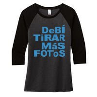 Debi Tirar Album Mas Fotos Dtmf For Music Lover Fans Women's Tri-Blend 3/4-Sleeve Raglan Shirt