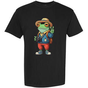 Debi Tirar Album Mas Fotos Frog For Music Lover Fans Garment-Dyed Heavyweight T-Shirt