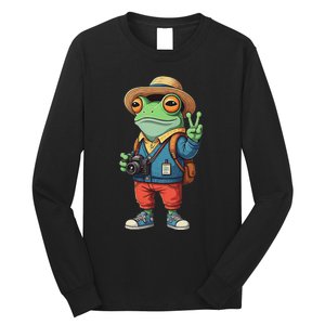 Debi Tirar Album Mas Fotos Frog For Music Lover Fans Long Sleeve Shirt