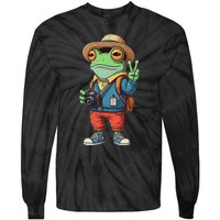 Debi Tirar Album Mas Fotos Frog For Music Lover Fans Tie-Dye Long Sleeve Shirt