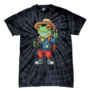 Debi Tirar Album Mas Fotos Frog For Music Lover Fans Tie-Dye T-Shirt