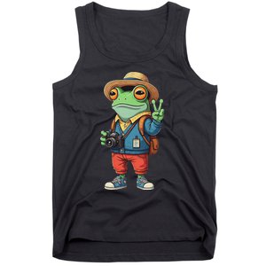 Debi Tirar Album Mas Fotos Frog For Music Lover Fans Tank Top