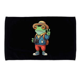 Debi Tirar Album Mas Fotos Frog For Music Lover Fans Microfiber Hand Towel