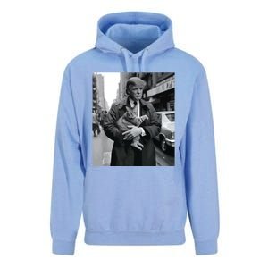 Donald Trump And Cat In Nyc Unisex Surf Hoodie