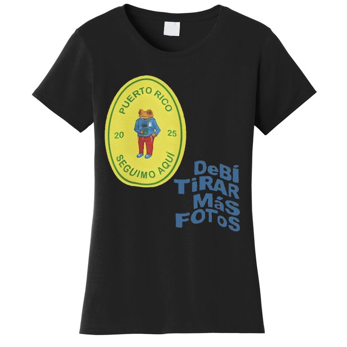 Debi Tirar Album Mas Fotos Frog Vintage Lover Design Women's T-Shirt