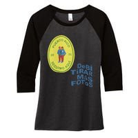 Debi Tirar Album Mas Fotos Frog Vintage Lover Design Women's Tri-Blend 3/4-Sleeve Raglan Shirt