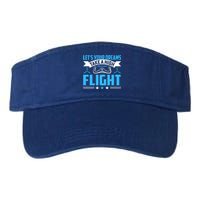 Dreams Take A High Flight Pilots Airplane Aviation Graphic Great Gift Valucap Bio-Washed Visor