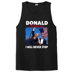 Donald Trump Assassination I Will Never Stop PosiCharge Competitor Tank