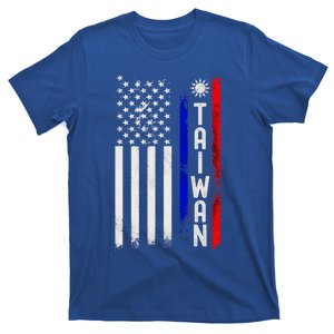 Distressed Taiwanese American Flag Its In My Dna Pride Gift T-Shirt