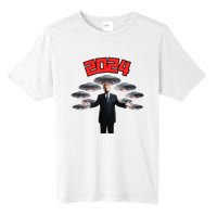 Donald Trump Aliens UFO UAP Funny 2024 Election USA American Tall Fusion ChromaSoft Performance T-Shirt