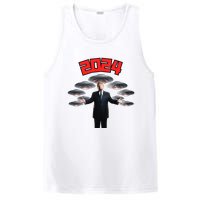 Donald Trump Aliens UFO UAP Funny 2024 Election USA American PosiCharge Competitor Tank