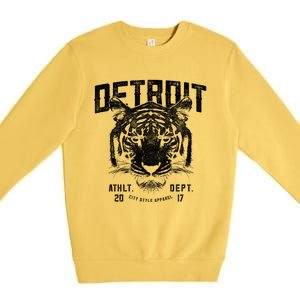 Detroit Tiger Athletic Department Apparel For Men Women Gift Premium Crewneck Sweatshirt