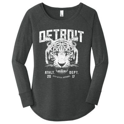 Detroit Tiger Athletic Department Apparel For Men Women Gift Women's Perfect Tri Tunic Long Sleeve Shirt