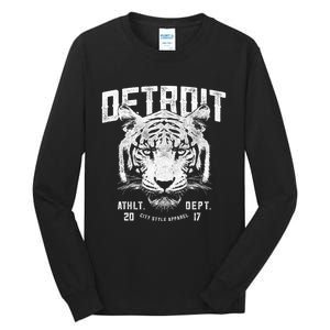 Detroit Tiger Athletic Department Apparel For Men Women Gift Tall Long Sleeve T-Shirt