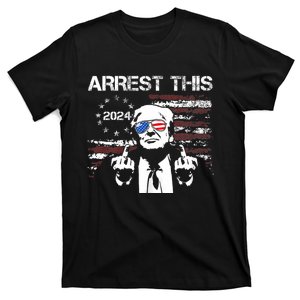 Donald Trump Arrest This Fingers 2024 Election Pro Trump T-Shirt