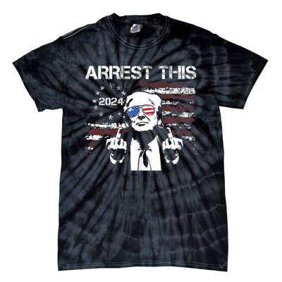 Donald Trump Arrest This Fingers 2024 Election Pro Trump Tie-Dye T-Shirt