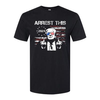 Donald Trump Arrest This Fingers 2024 Election Pro Trump Softstyle CVC T-Shirt