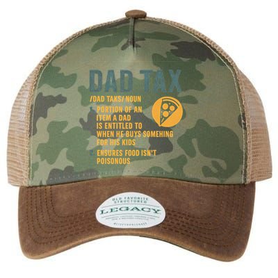 Dad Tax: A Fun Take on Fatherhood Legacy Tie Dye Trucker Hat