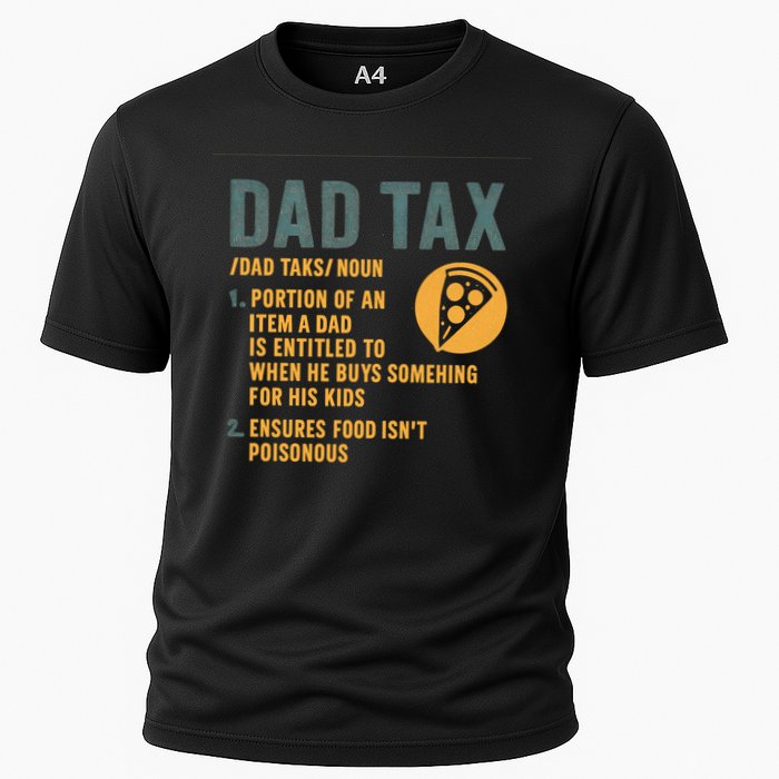 Dad Tax: A Fun Take on Fatherhood Cooling Performance Crew T-Shirt
