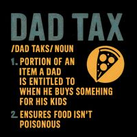 Dad Tax: A Fun Take on Fatherhood Cooling Performance Crew T-Shirt