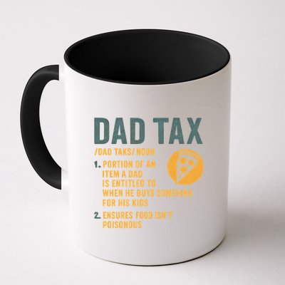 Dad Tax: A Fun Take on Fatherhood Mug