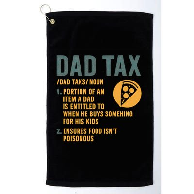 Dad Tax: A Fun Take on Fatherhood Golf Towel