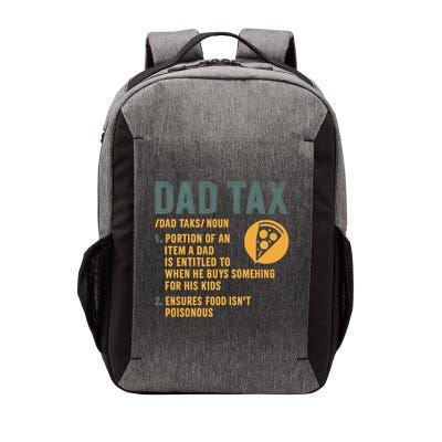 Dad Tax: A Fun Take on Fatherhood Vector Backpack