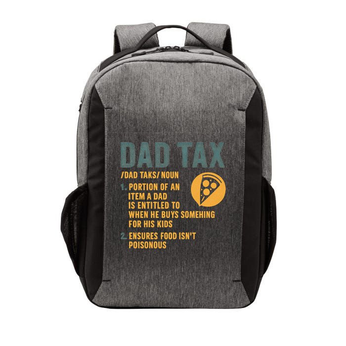Dad Tax: A Fun Take on Fatherhood Vector Backpack