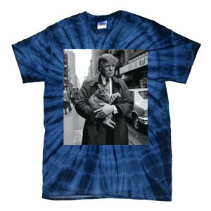 Donald Trump And Cat In Nyc Tie-Dye T-Shirt