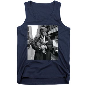 Donald Trump And Cat In Nyc Tank Top