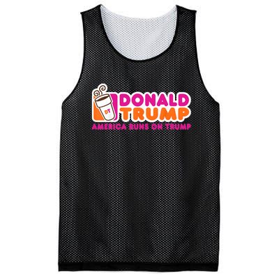 Donald Trump America Runs On Trump Mesh Reversible Basketball Jersey Tank