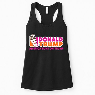 Donald Trump America Runs On Trump Womens Tank Top