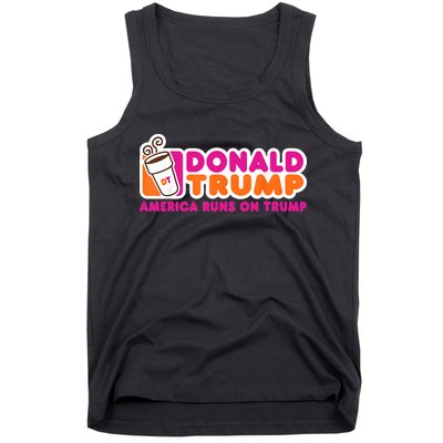 Donald Trump America Runs On Trump Tank Top
