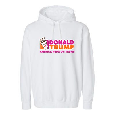 Donald Trump America Runs On Trump Garment-Dyed Fleece Hoodie