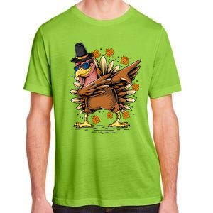 Dabbing Turkey Awesome Thanksgiving Day Funny Cute Holiday Cool Gift Adult ChromaSoft Performance T-Shirt