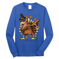 Dabbing Turkey Awesome Thanksgiving Day Funny Cute Holiday Cool Gift Long Sleeve Shirt