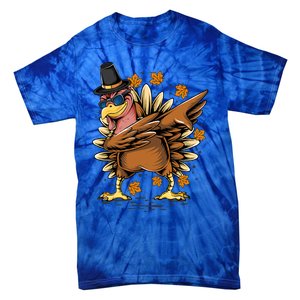 Dabbing Turkey Awesome Thanksgiving Day Funny Cute Holiday Cool Gift Tie-Dye T-Shirt