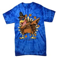 Dabbing Turkey Awesome Thanksgiving Day Funny Cute Holiday Cool Gift Tie-Dye T-Shirt