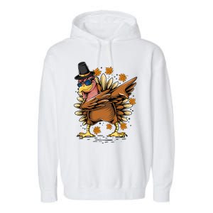 Dabbing Turkey Awesome Thanksgiving Day Funny Cute Holiday Cool Gift Garment-Dyed Fleece Hoodie