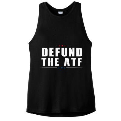 Defund The ATF 2nd Amendment Pro Gun Ladies PosiCharge Tri-Blend Wicking Tank