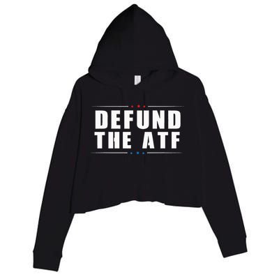 Defund The ATF 2nd Amendment Pro Gun Crop Fleece Hoodie